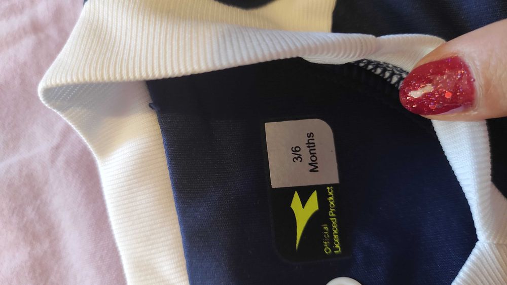 Футболен екип за бебе 3-6 месеца