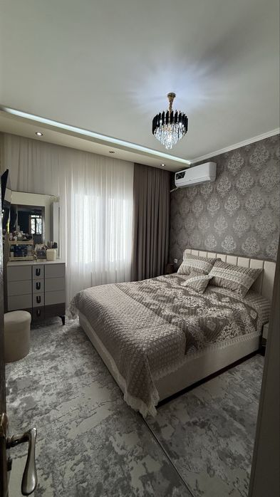 Просторная 4-комнатная квартира с ремонтом в Карасу 6