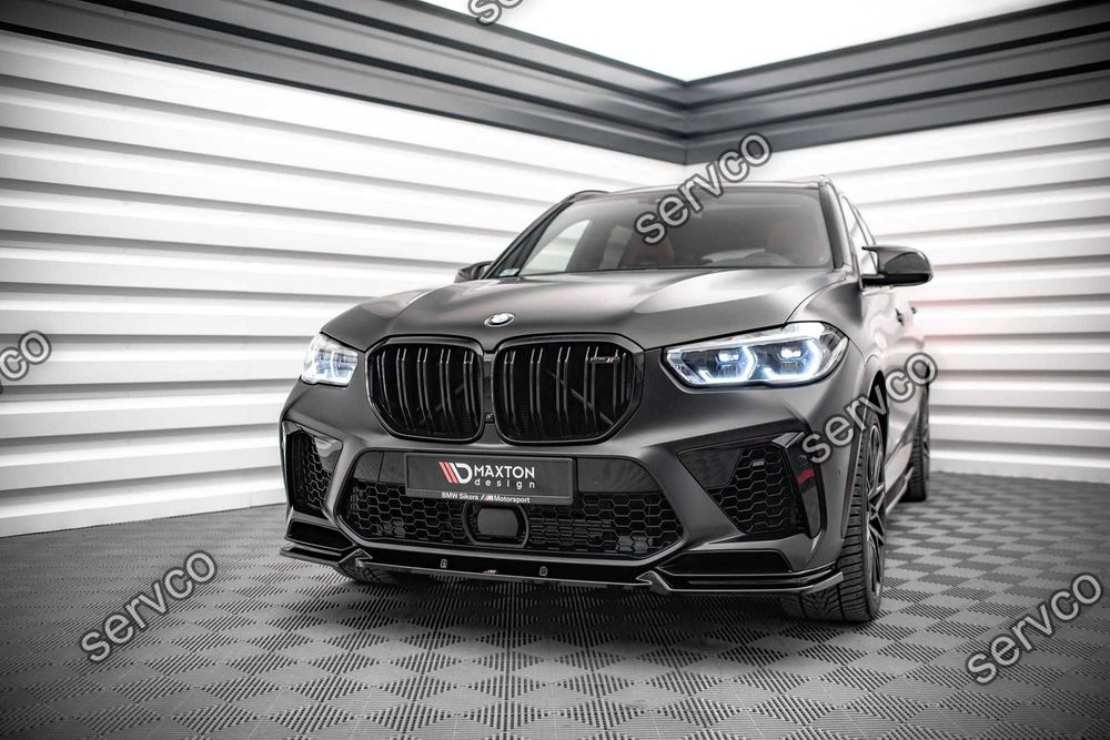 Prelungire splitter bara fata Bmw X5M F95 2018- v1 - Maxton Design