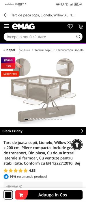 Tarc de joaca copii, Lionelo