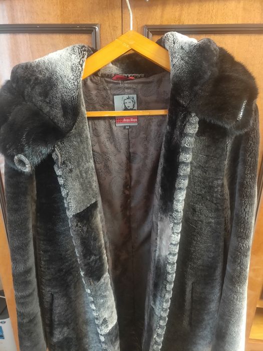 Шуба женская цигейка