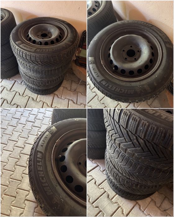 Jante 5x114,3 cu anvelope 195/65/15 Michelin/Renault/Dacia/Nissan