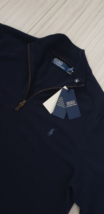 POLO Ralph Lauren Cardigan Merino Knitted Half Zip L НОВО! ОРИГИНАЛ!