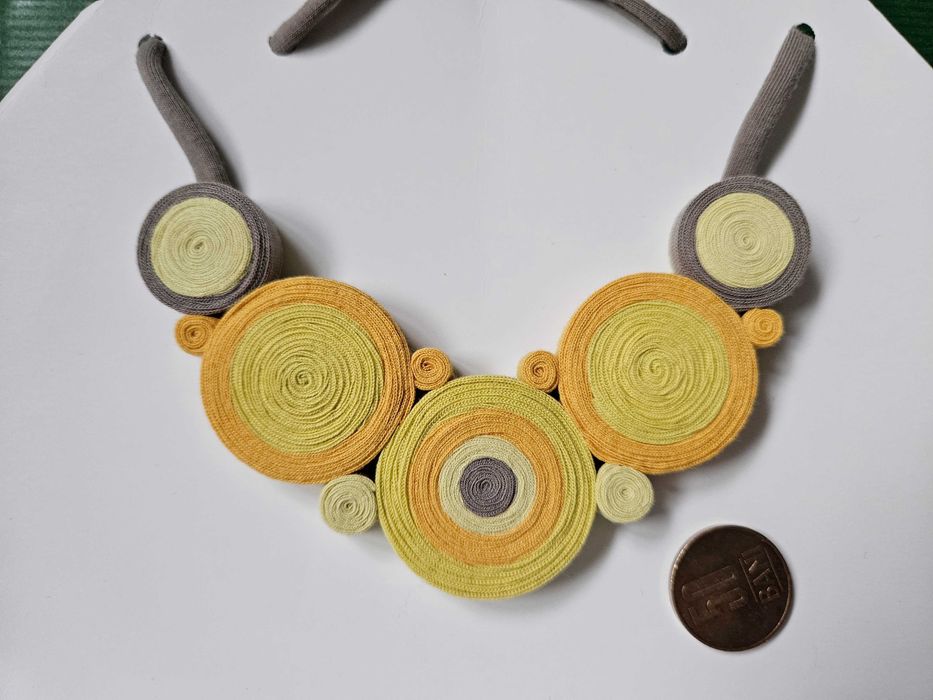 Colier hanmade din bumbac