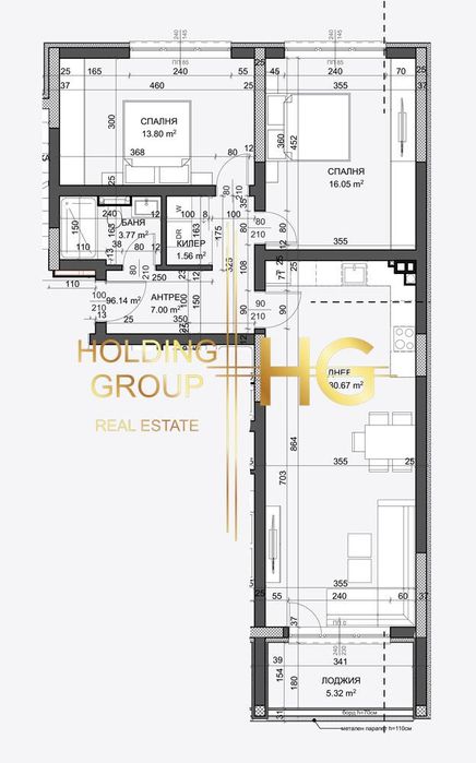 Продава се Тристаен апартамент в Варна, Възраждане 1 - 111 кв.м за 1102 €/кв.м - Снимка #2