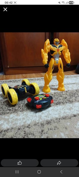 Lot masina cu telecomanda si robot