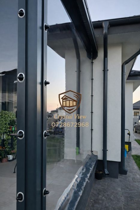 Închidem terase cu folie transparenta PVC