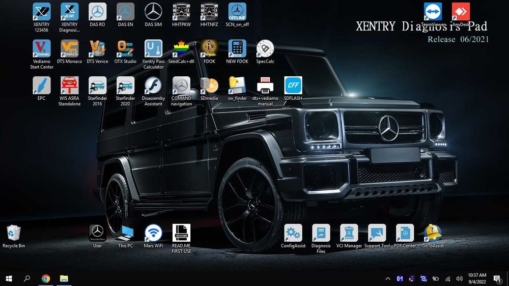 Suport tehnic DAS Xentry 2023/2024 + HHTwin + SDflash + Vediamo + DTS