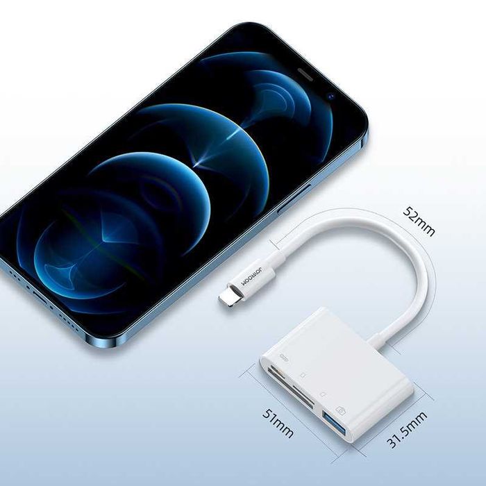 Адаптер Joyroom S-H142 HUB Lightning USB