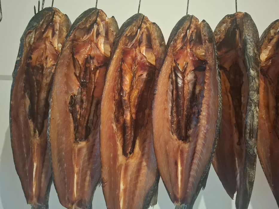 Копченное кефальдар бар.Свежий дами супер.