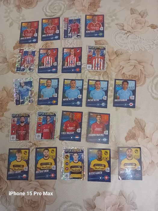 Оригинални стикери от Шампионска лига 2024!