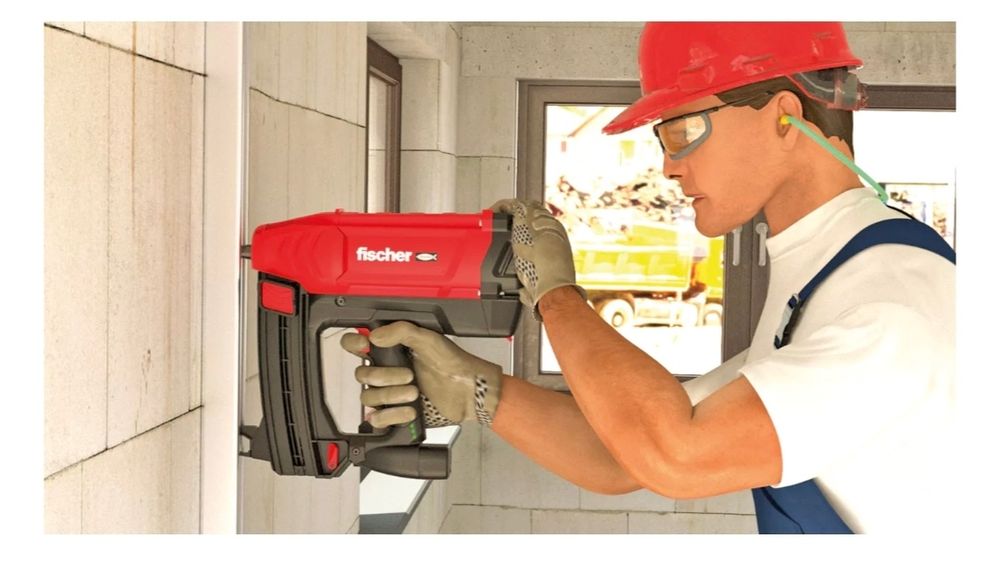 Fischer такер за директен монтаж за сухо строителство бетон метал