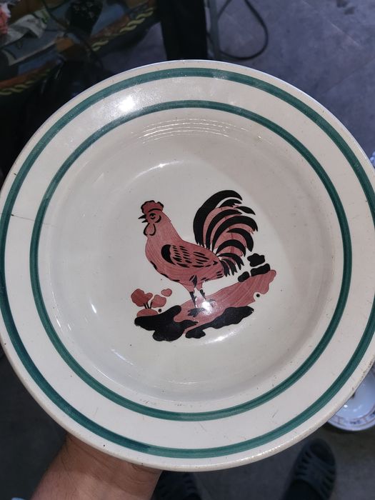 Farfurii Vechi ceramica si lut