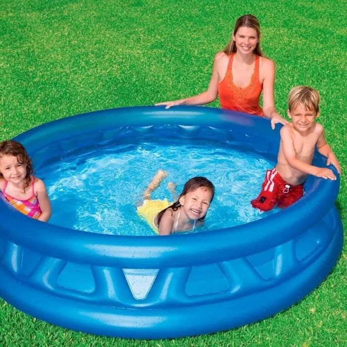 Piscina gonflabila Intex Soft Side, +3 ani, 188 x 46 cm,noua,pompa GRATIS