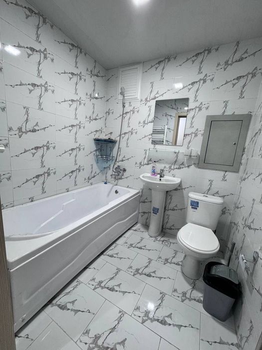 Сдается 2х комнатная квартира 
С обстановкой в горде Алмалыке