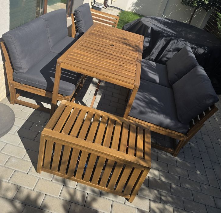 Mobilier exterior, Ikea, 5 fotolii/canapea si masa
