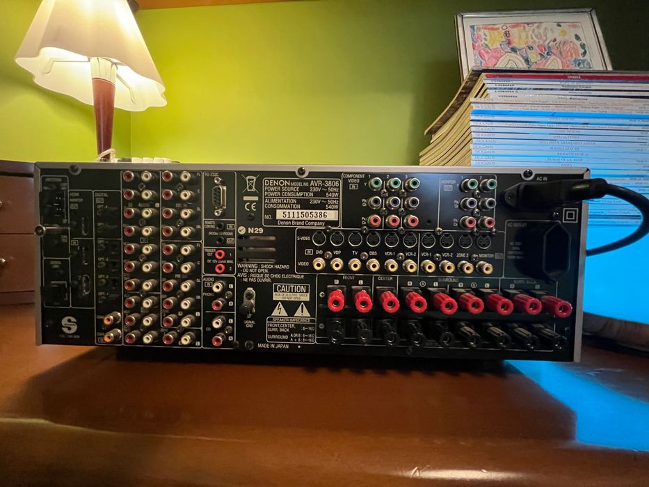 Denon AVR-3806 – Висок клас 7.1 Ресийвър 160W (Receiver) / Усилвател (Amplifier), Made in Japan