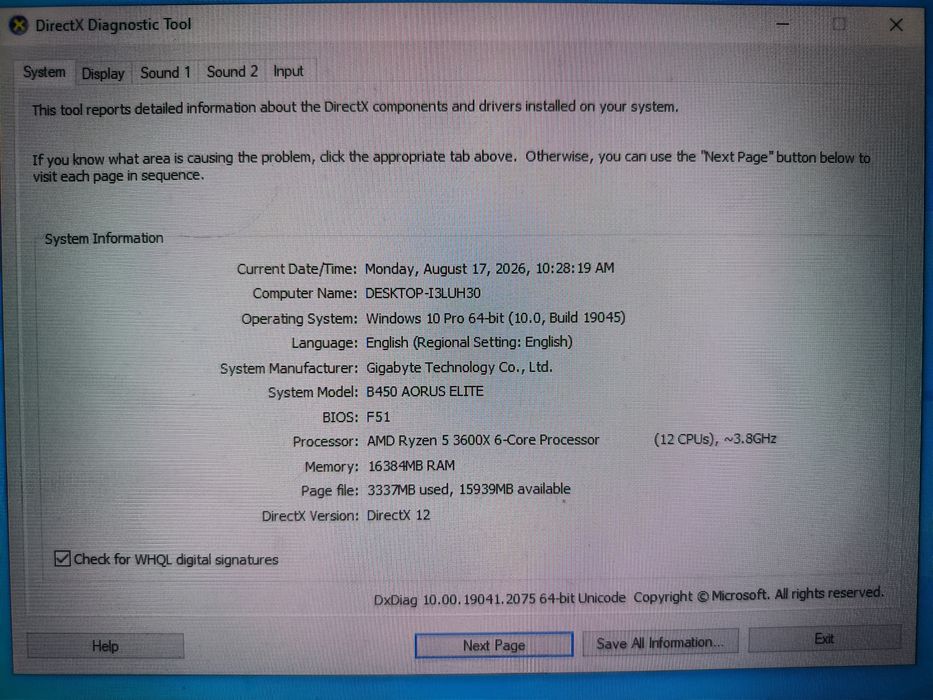 PC Gaming  Ryzen 5 3600X, GTX 1060 6GB, 16GB RAM, Sursă 600W 80+ Bronze