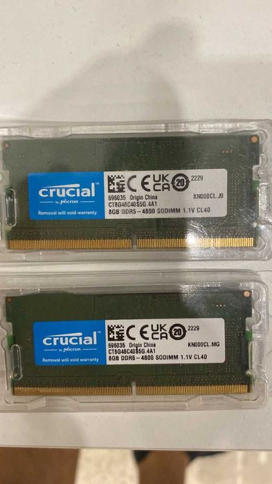 Продам ОЗУ DDR 5, 2x8gb