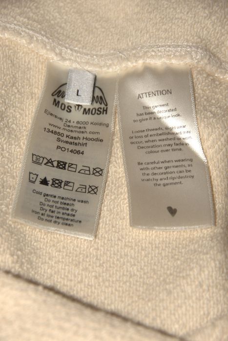 Mos Mosh - суичър  Kash Winter hood off-white екрю