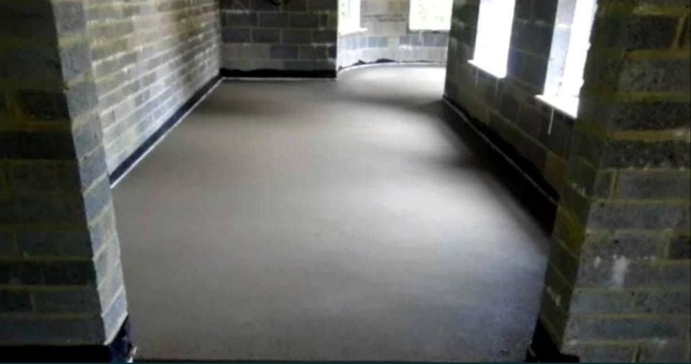 Стяжка,фундамент,сайдинг!