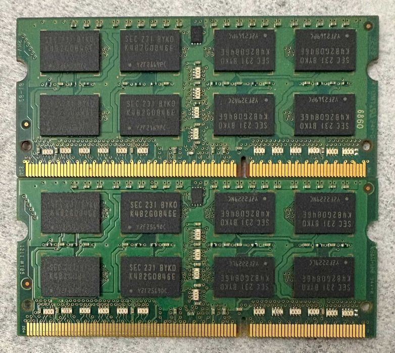 Kit Memorie RAM Laptop Samsung 8GB DDR3L (2x4GB) 1600MHz PC3L - 12800S + Modul 4GB