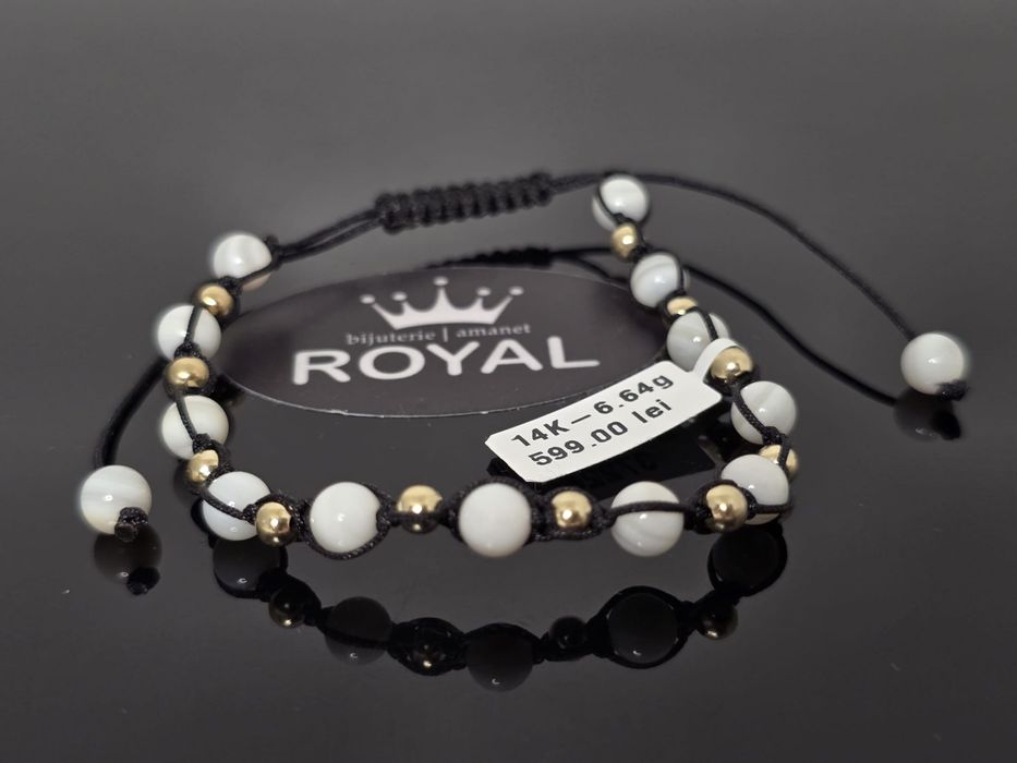 Bijuteria Royal: Bratara snur aur 14k/6.64 gr