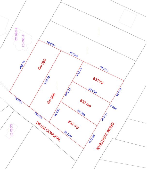 Loturi teren intravilan de vânzare – Podișor, Giurgiu