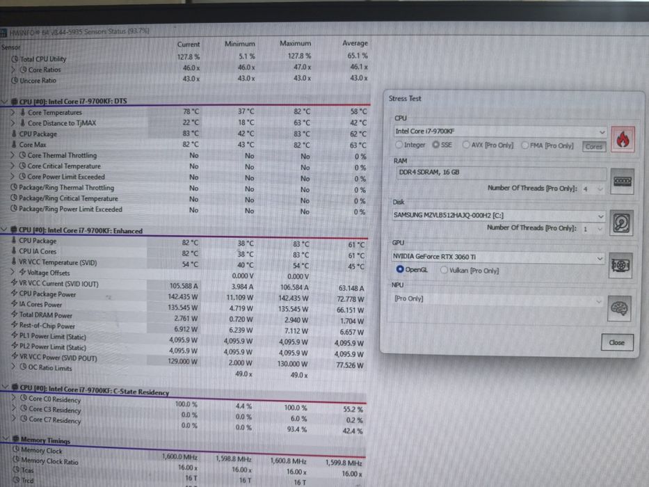 PC Gaming i7 9700KF RTX 3060TI 8GB