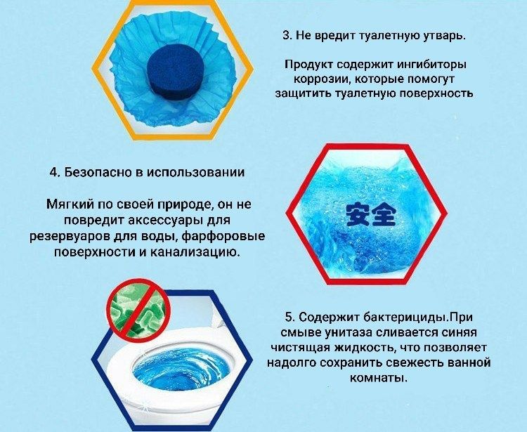 Оптом таблетки для унитаза, средство для туалета,