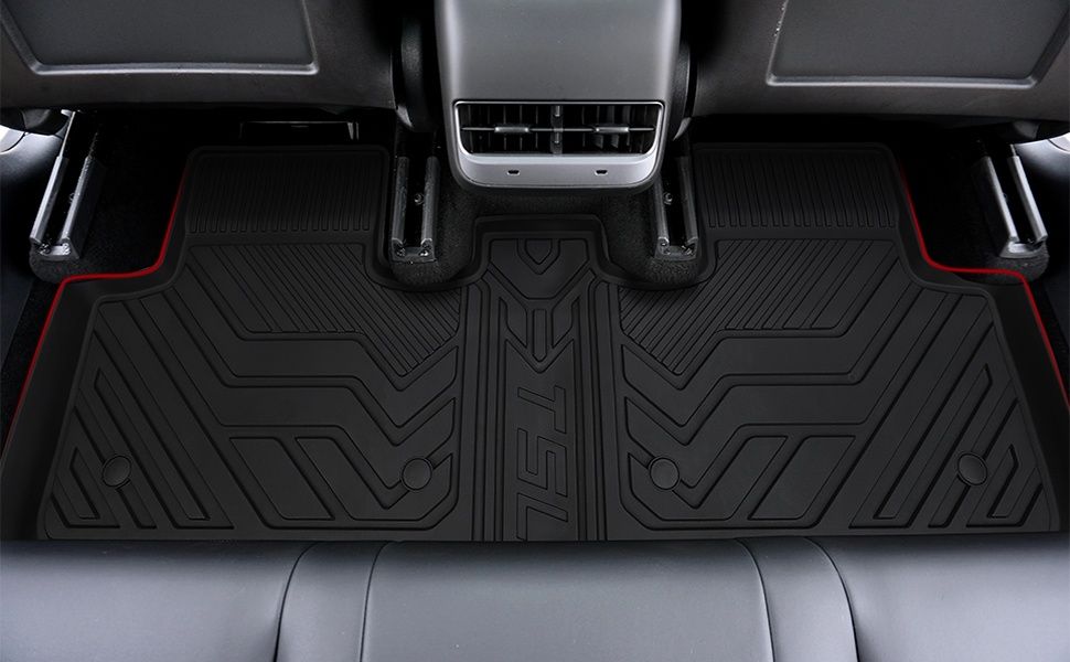 Tesla model Y 3D трислойни всезонни стелки за салона от 3 части