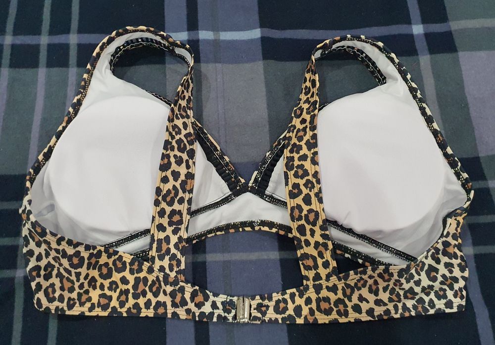 Sutien de plajă model leopard