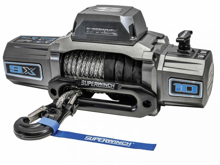 Troliu electric Superwinch SX10SR cu sufa sintetica 10000 lbs Off Road