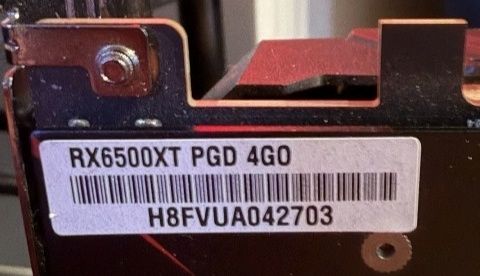 Rx 6500 xt 4гб гарантия hdmi dp