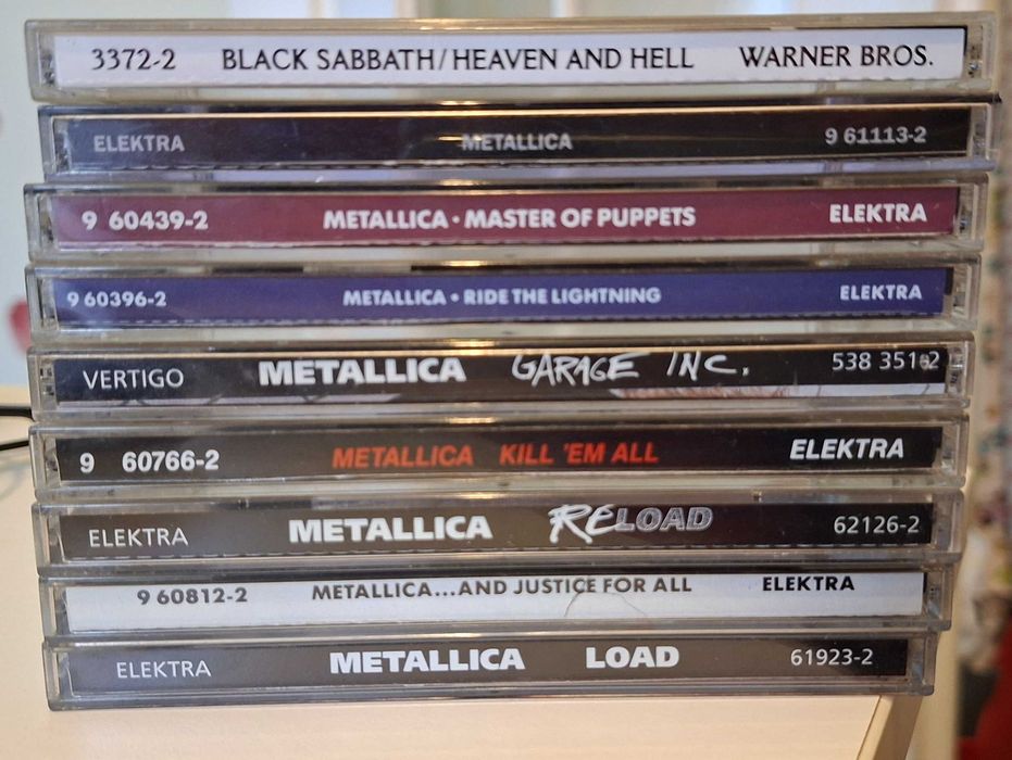 colectie CD-uri originale Metallica