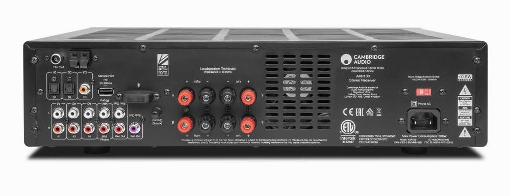 Усилвател Cambridge Audio AXR100 Stereo receiver 100w into 8ohm