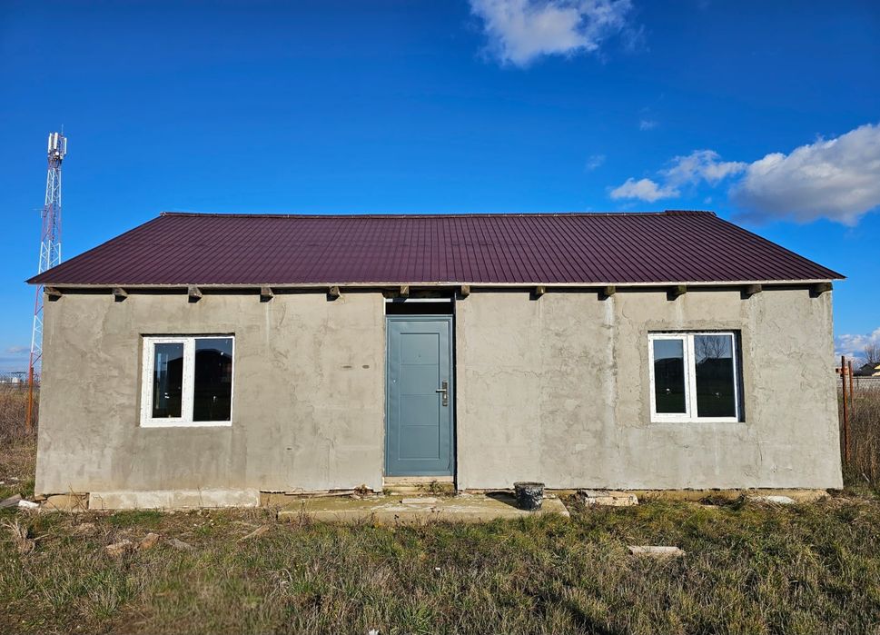 Teren 414 mp + casă în construcție | Teghes – Domnești | lângă A0