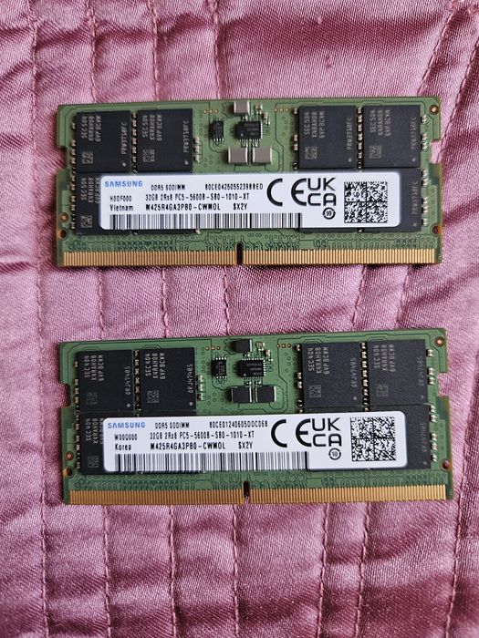 Memorie RAM laptop ddr5 64 GB, 5600