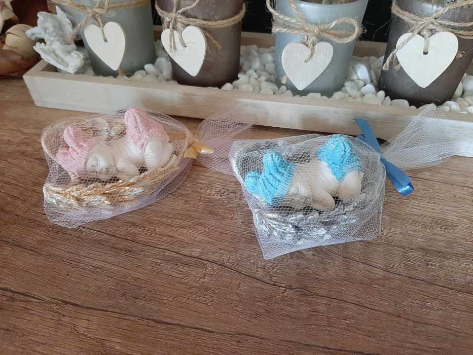 Подаръчета за гости, погача,кръщене, рожден ден или др. бебе с крила