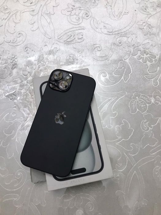 Айфон 15 чёрные памят 128 ёмкость 98%