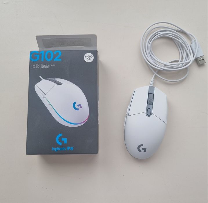 Logitech G102 Lightsync White