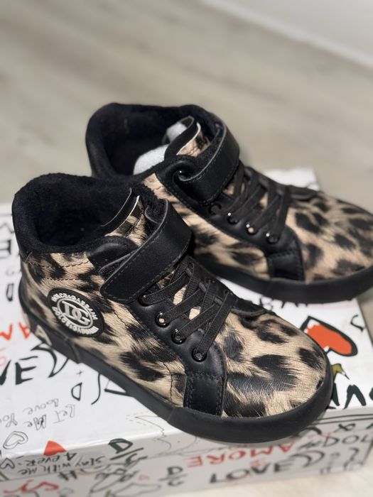 Кожанные Детские ботинки для девочки