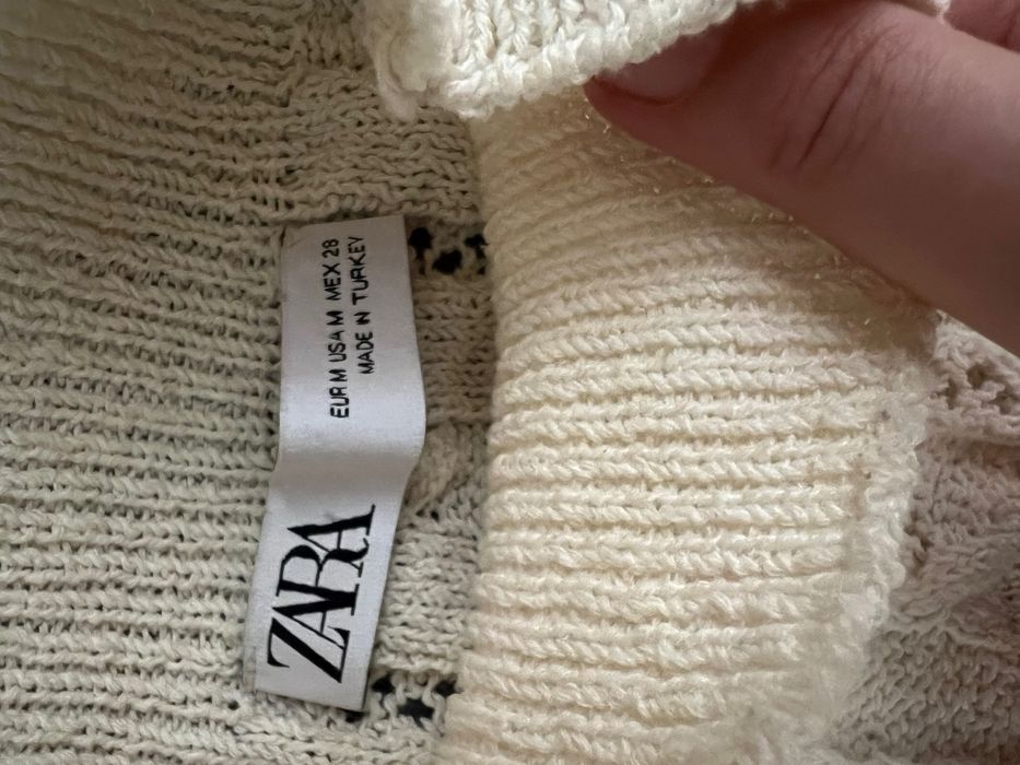 Zara плетена блуза поло S/M