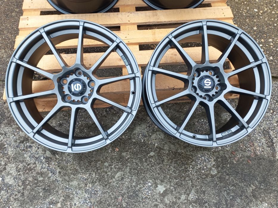 18.5x108 Sparco Gara  MattGunmetal  8j et45 Volvo Ford Jaguar Pegeout