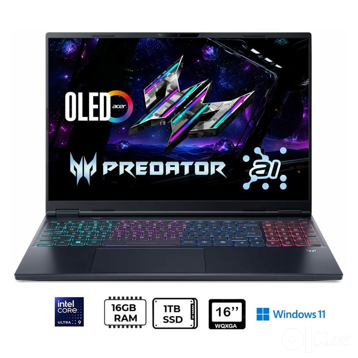 Acer Predator Helios Neo 16S Ai PHN16S-71-98RF (16" Wqxga Oled 240Hz)
