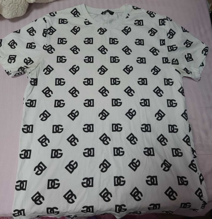 Dolce & Gabbana DG Monogram Printed T-Shirt Bărbați