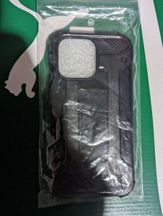 HUSA iPhone 13 Pro, Antisoc, Structura Hibrida, Negru