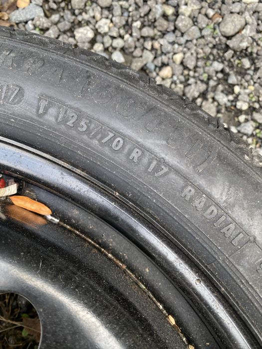 Roata rezerva slim Opel Insignia originala 125 70 17