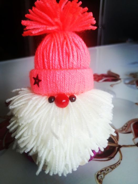 Гномики из пряжи