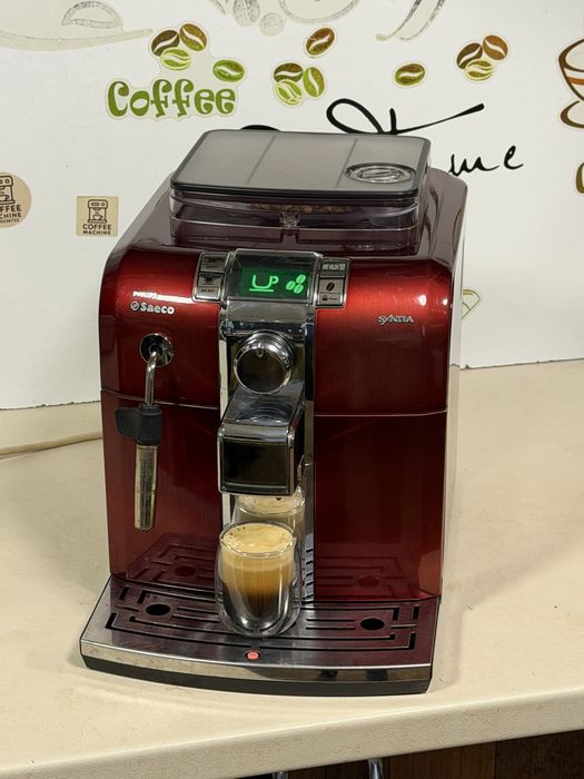Кафемашина кафе автомат Saeco Syntia с гаранция